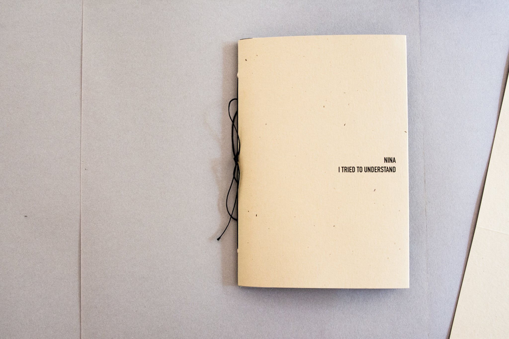 Guido GAZZILLI - NINA I TRIED TO UNDERSTAND *Hand Bound Edition