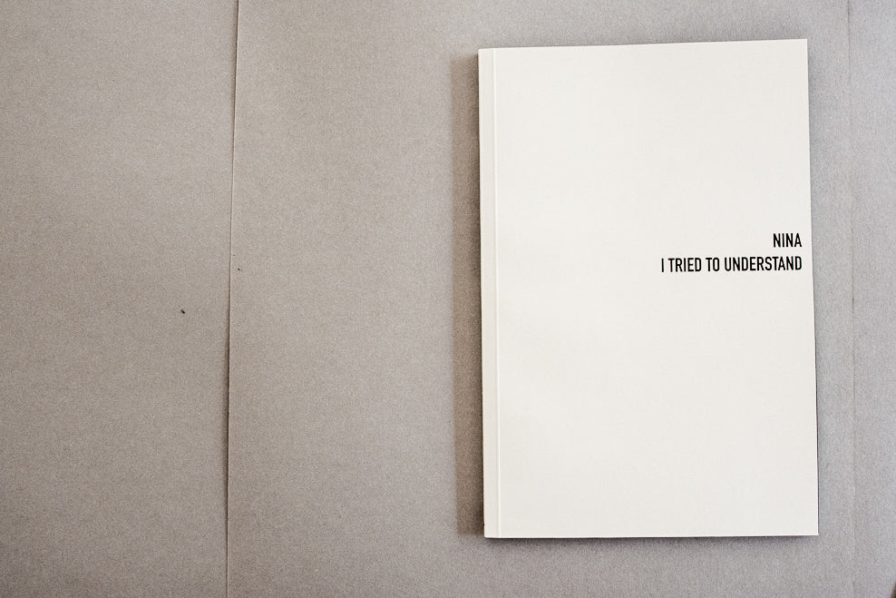 Guido GAZZILLI - NINA I TRIED TO UNDERSTAND *Regular book